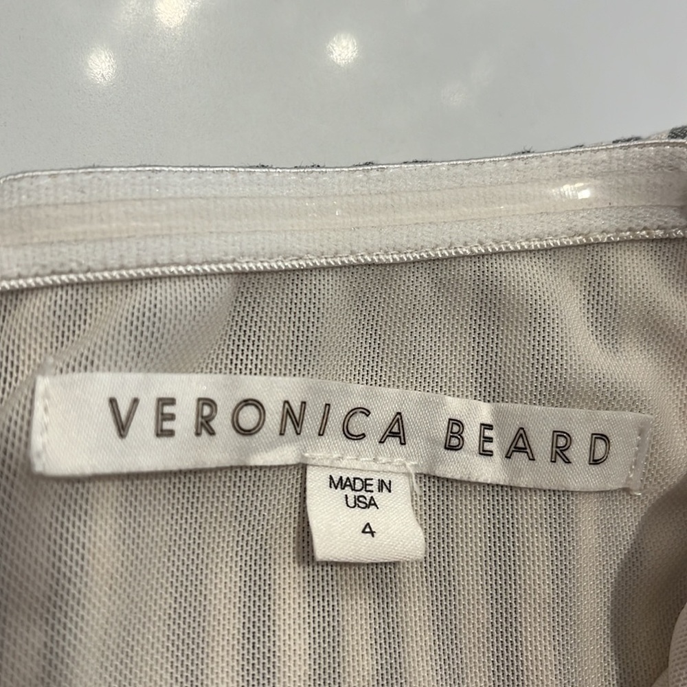 Veronica Beard Strapless Blue and White Pinstripe Jumpsuit - Picture 5 of 15